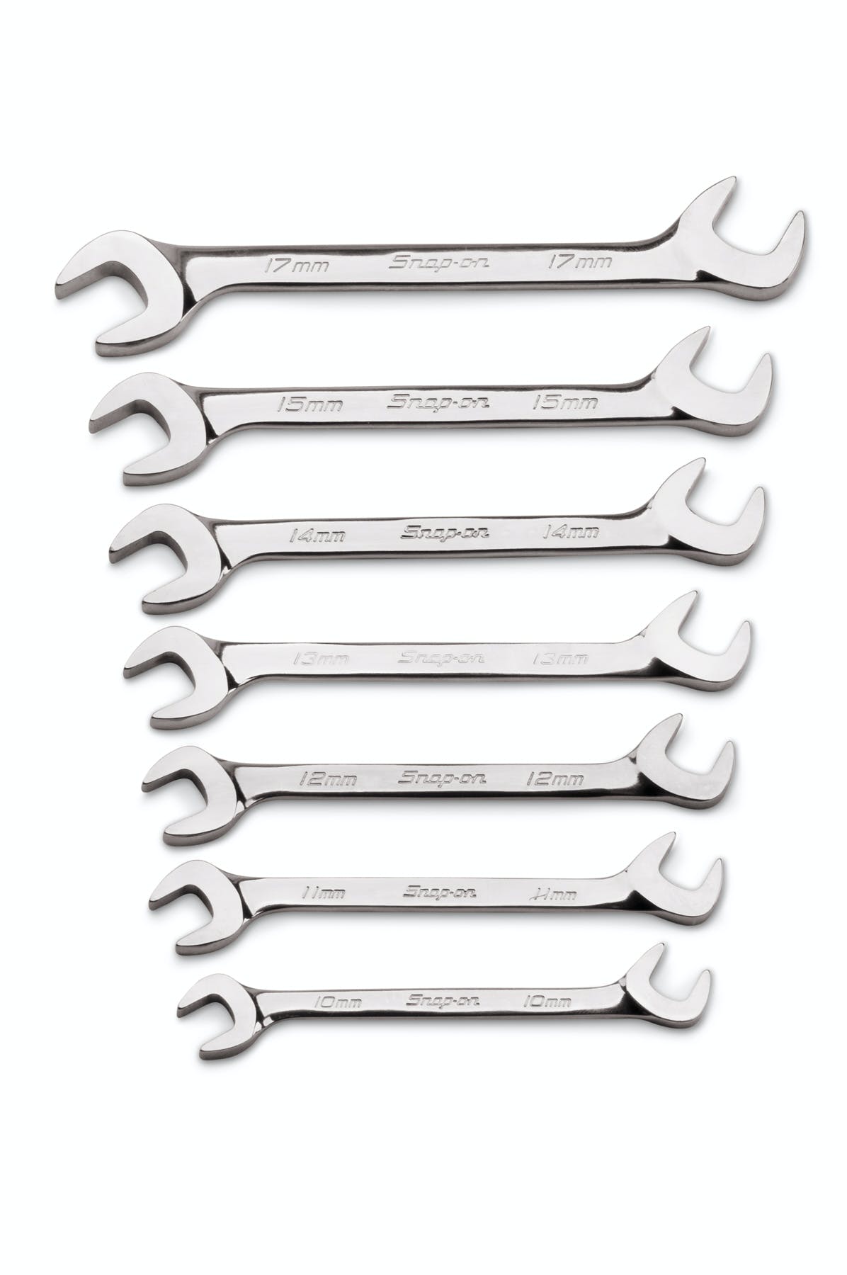 7 pc Metric 30°/60° Four-Way Angle Open-End Wrench Set (10-15 and 17 mm) | VSM807B 7 pc Metric 30°/60° Four-Way Angle Open-End Wrench Set (10-15 and 17 mm) | VSM807B